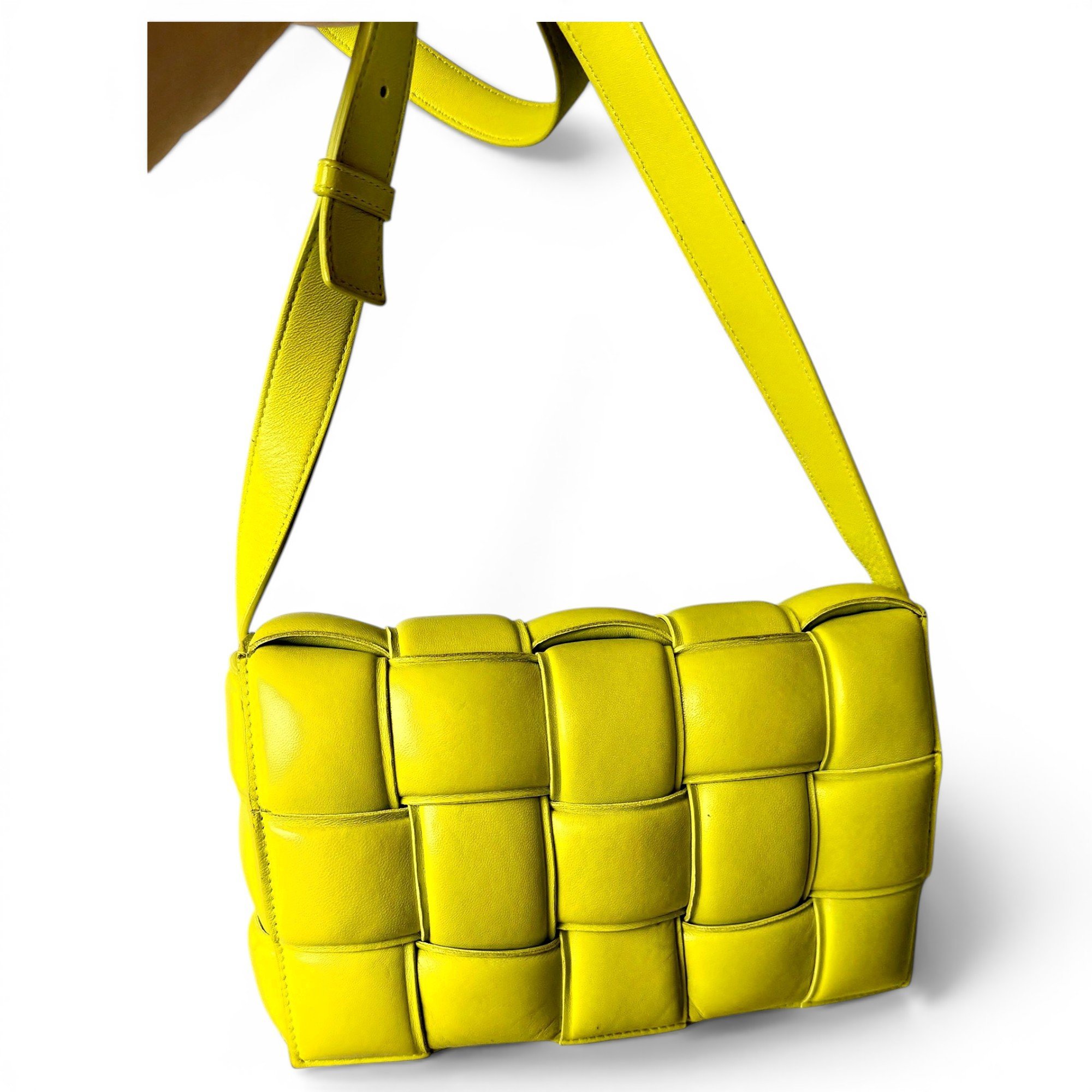 Cassette Padded leather handbag