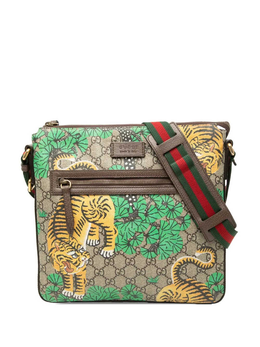 2000-2015 GG Supreme Web Bengal crossbody bag