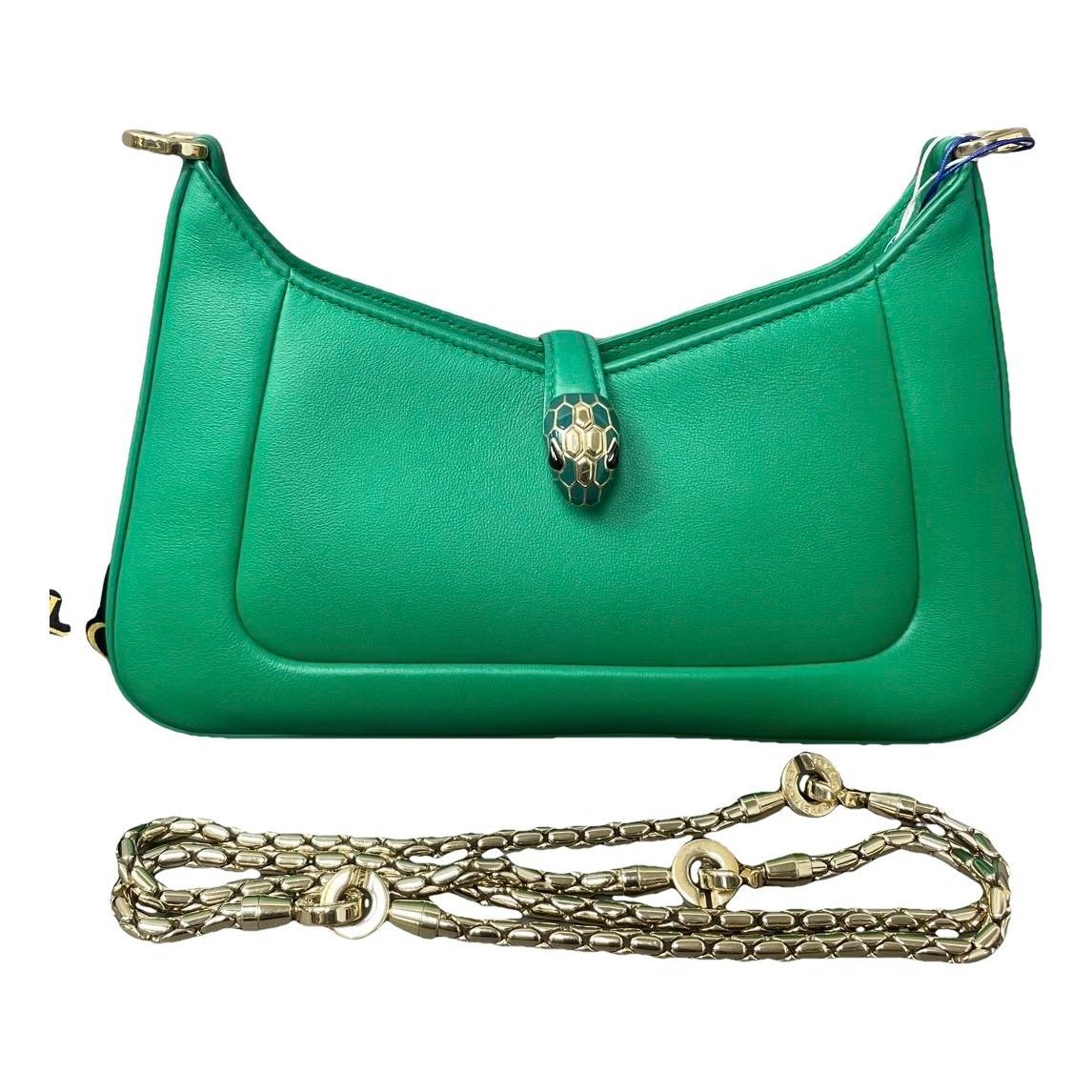 Serpenti leather handbag