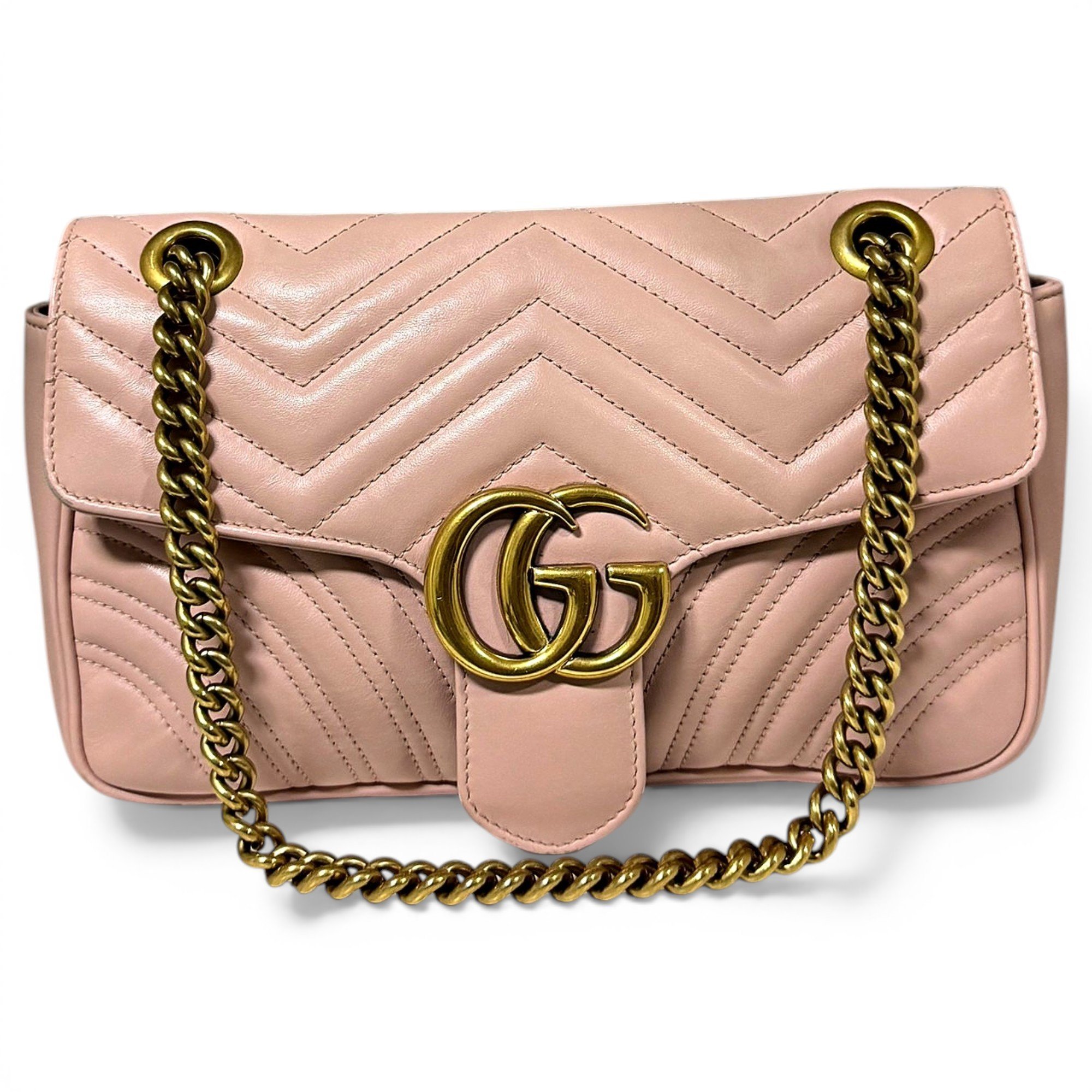 GG Marmont Flap leather crossbody bag