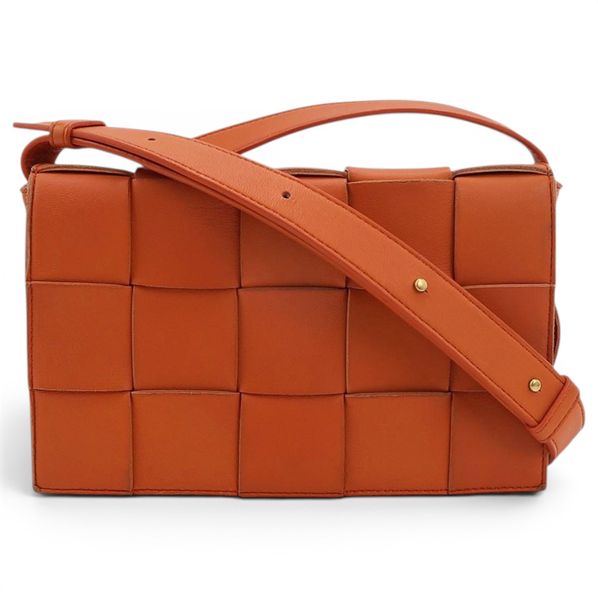 Brick Cassette leather handbag