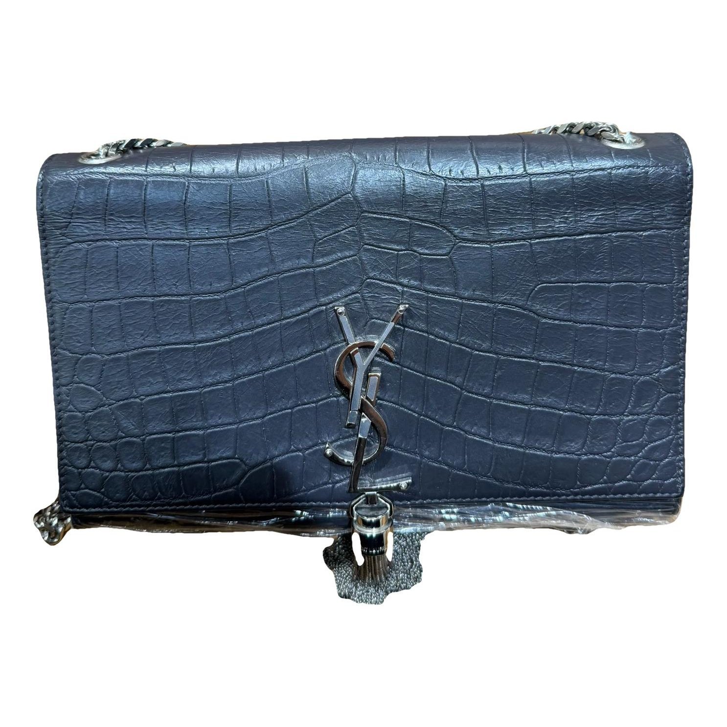 Pompom Kate leather handbag