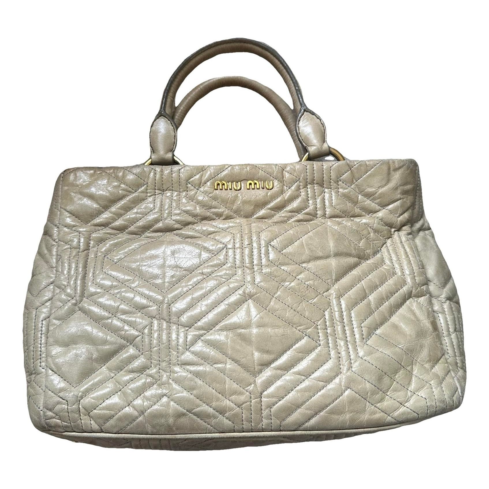 Vitello leather handbag