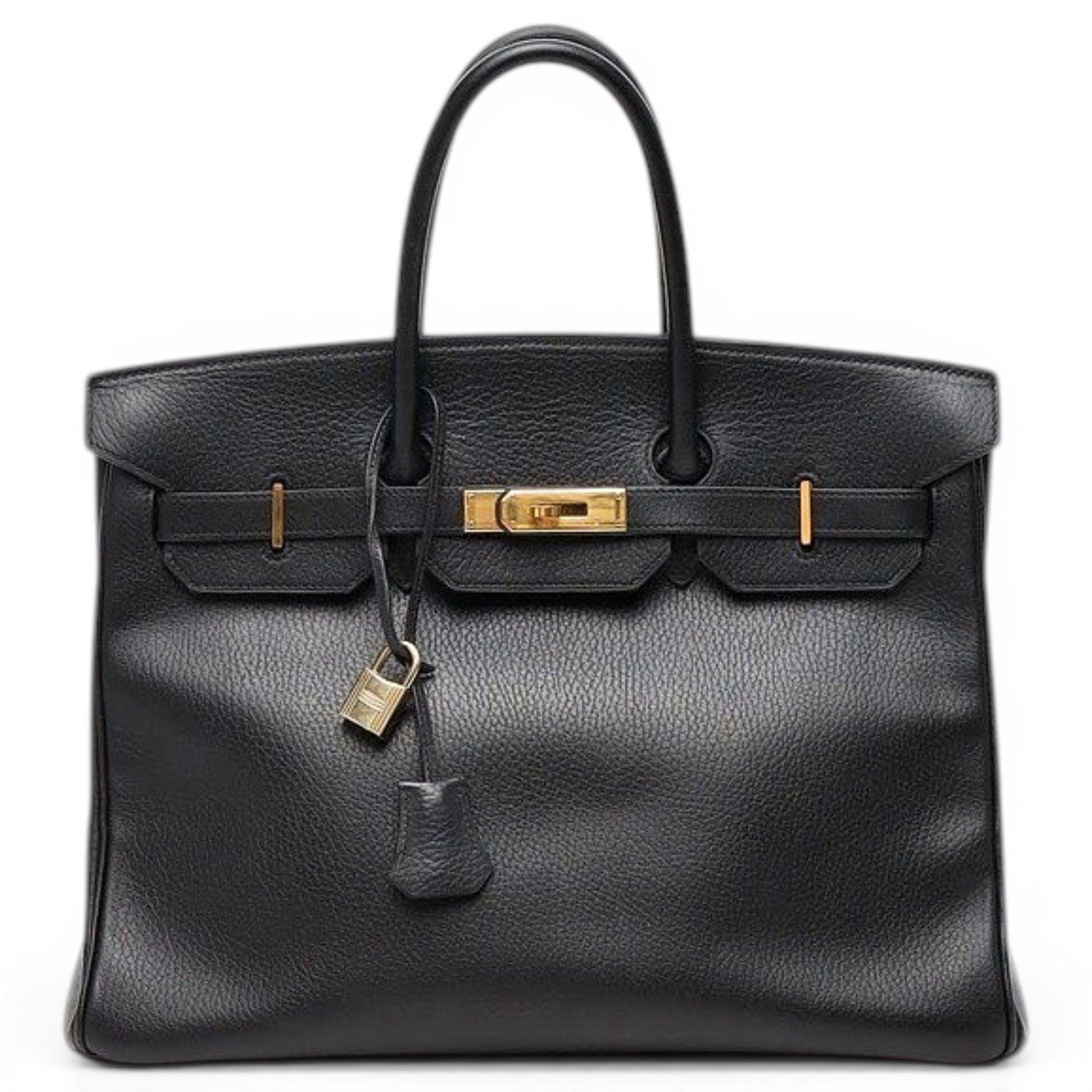 Birkin 35 leather handbag