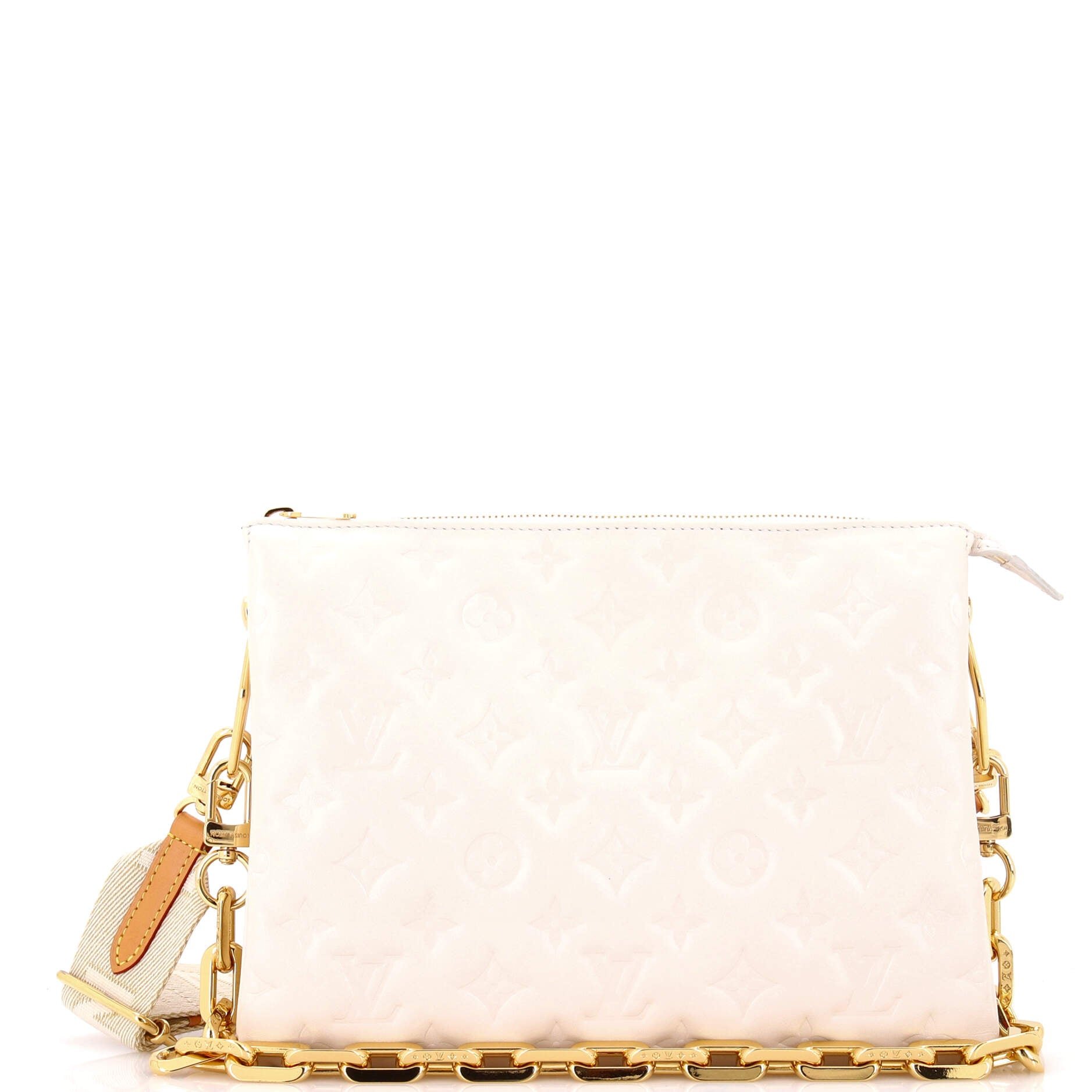 Coussin Bag Monogram Embossed Lambskin PM