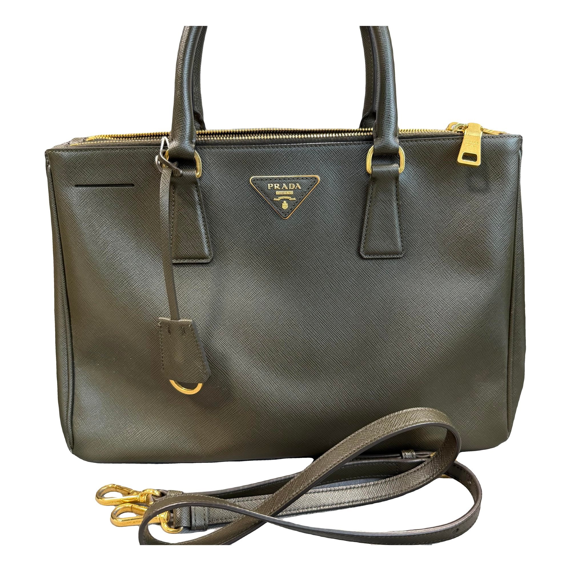 Galleria leather handbag