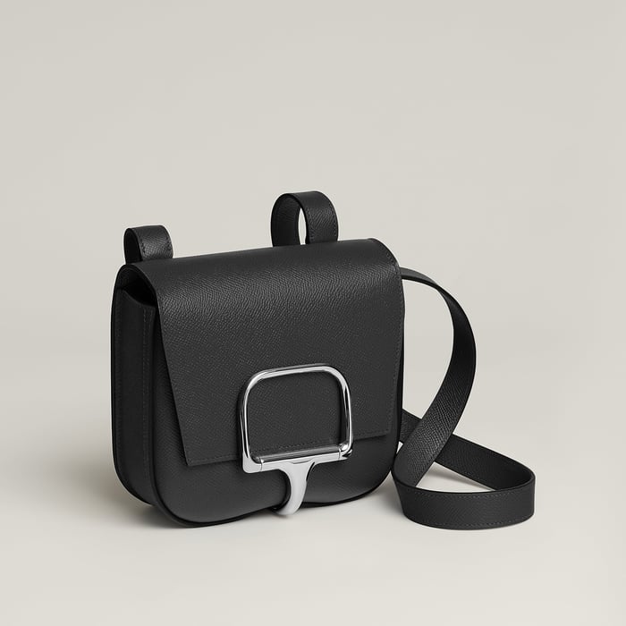 Noir Hermès Della Cavalleria Mini Bag