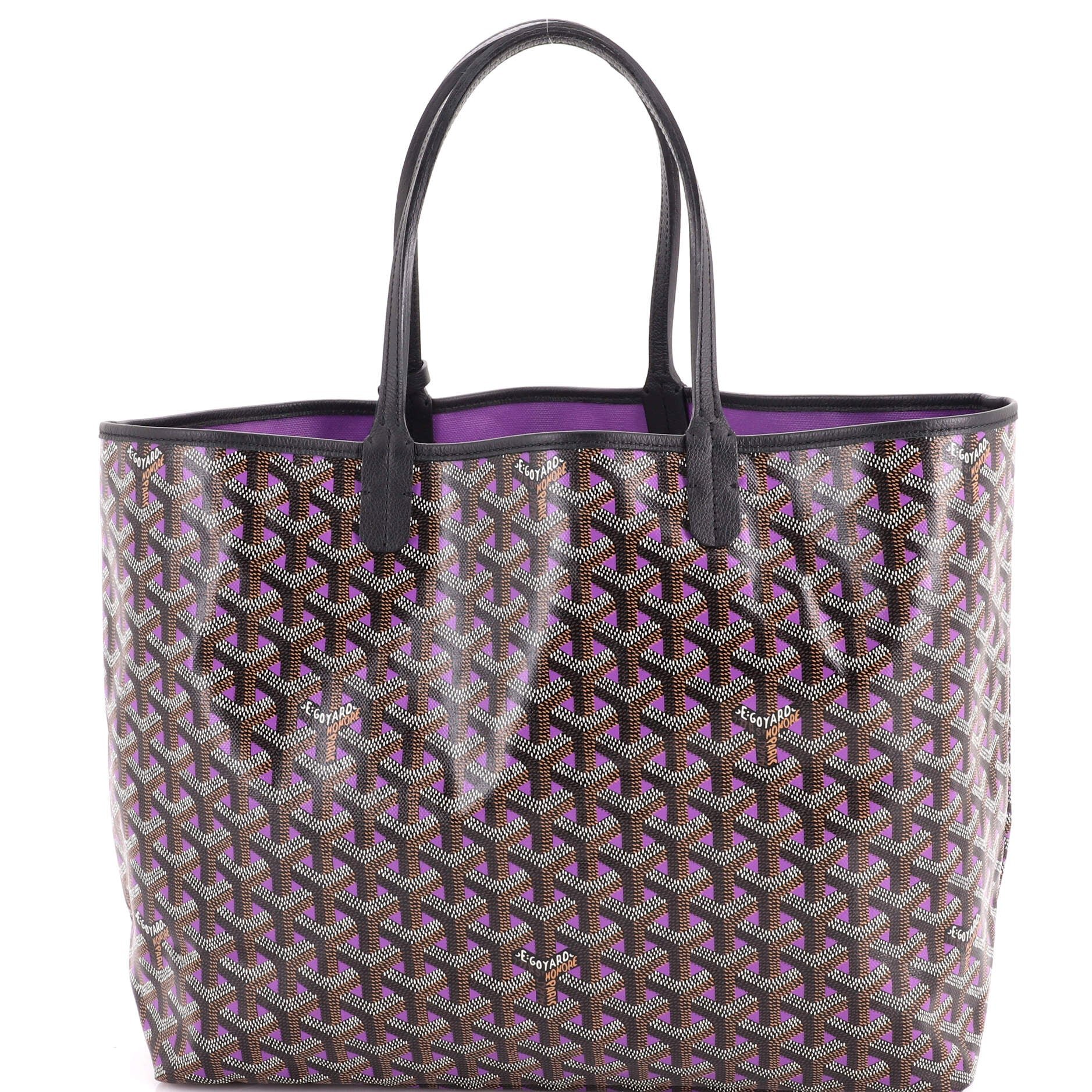 Saint Louis Tote Claire Voie Coated Canvas PM