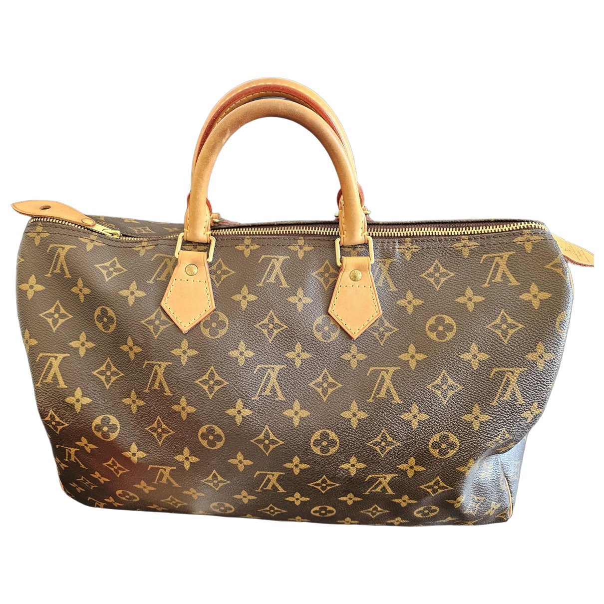 Speedy leather handbag