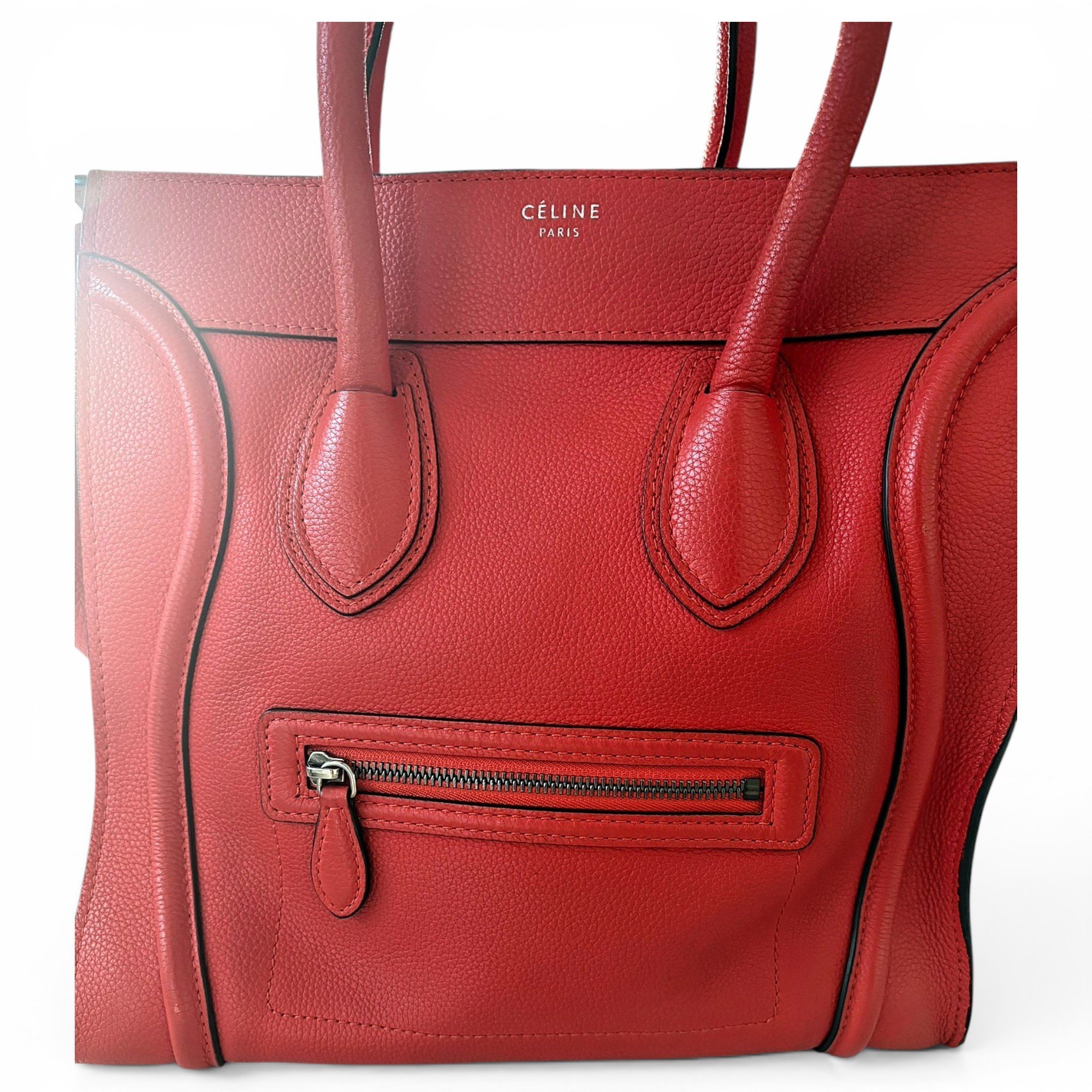 Celine Luggage leather handbag
