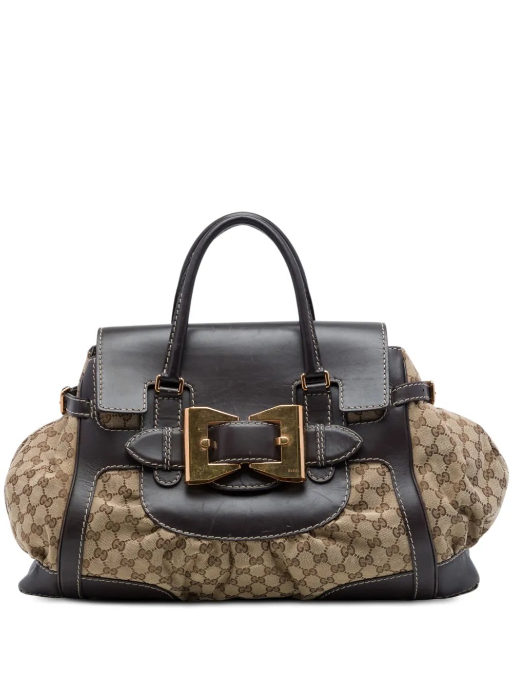 2016-2026 GG Canvas and Leather Dialux Queen tote bag