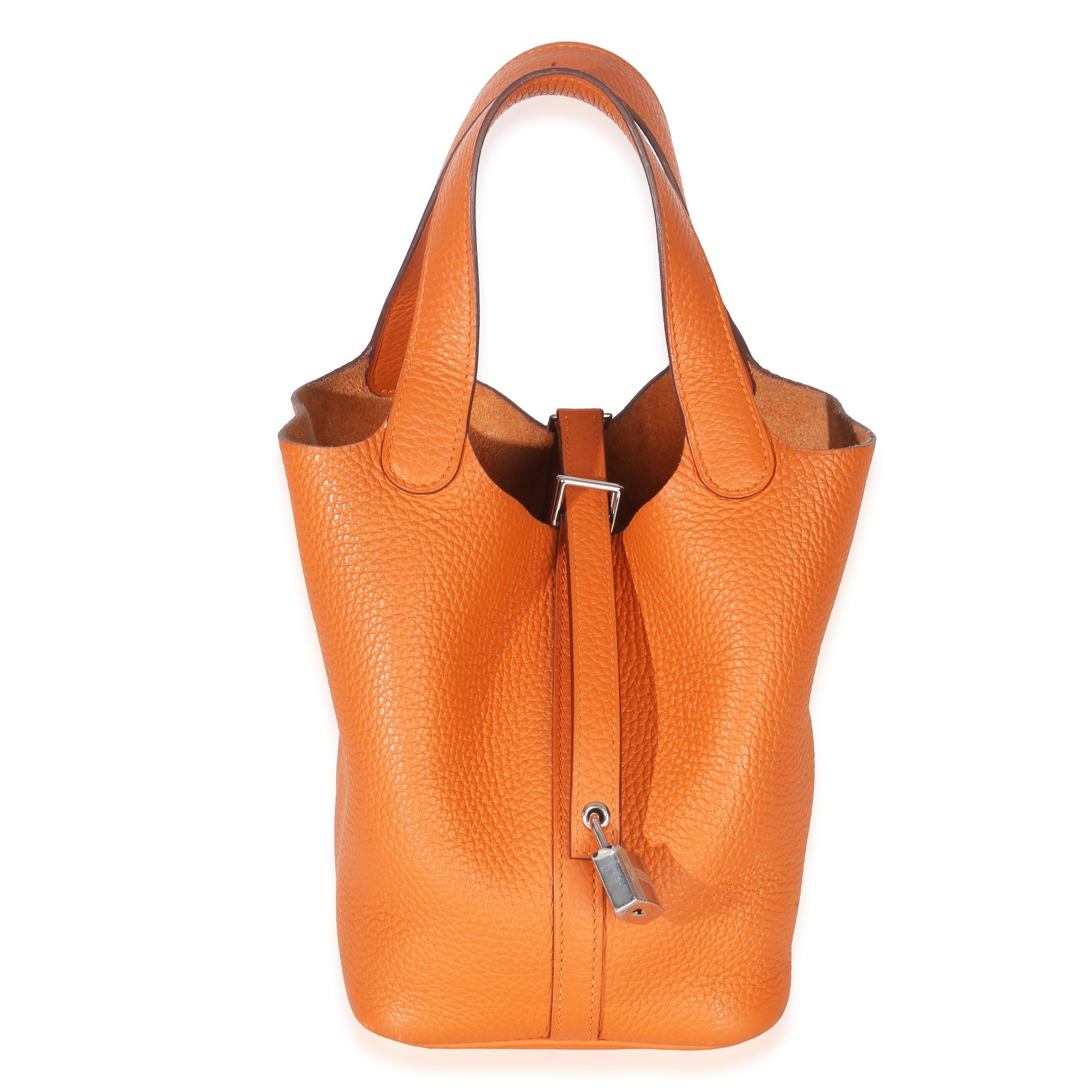 Picotin leather handbag