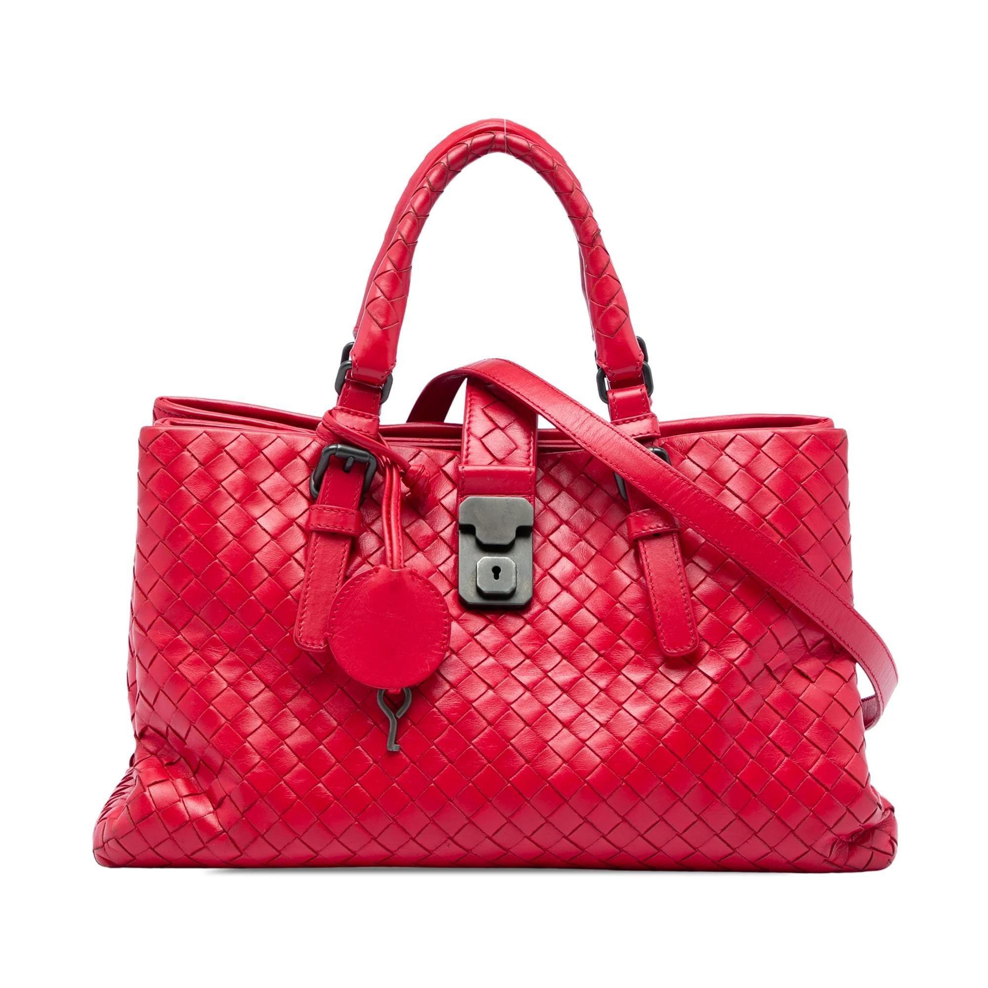 Roma leather satchel