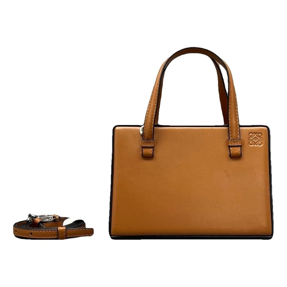 Postal leather handbag