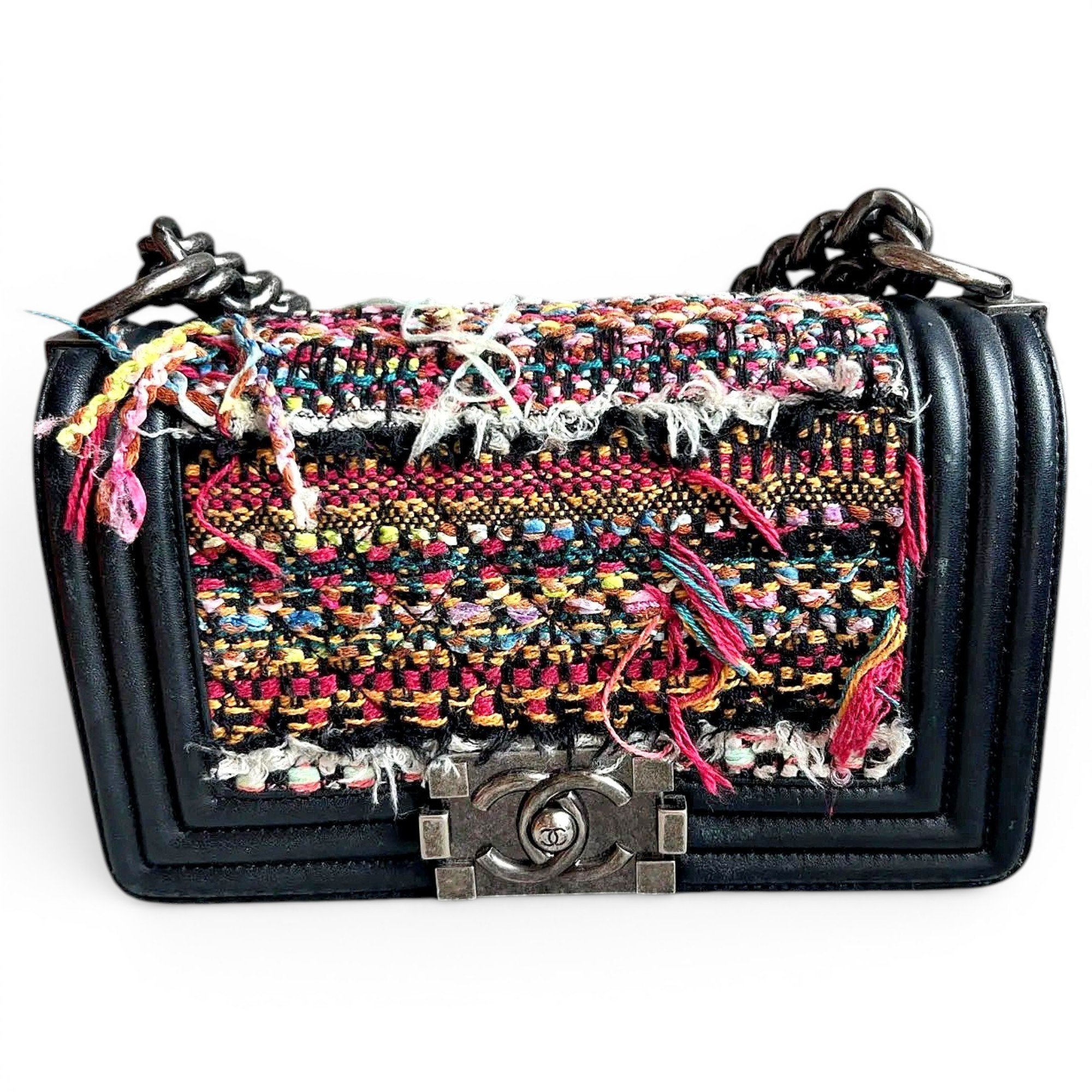 Boy tweed crossbody bag