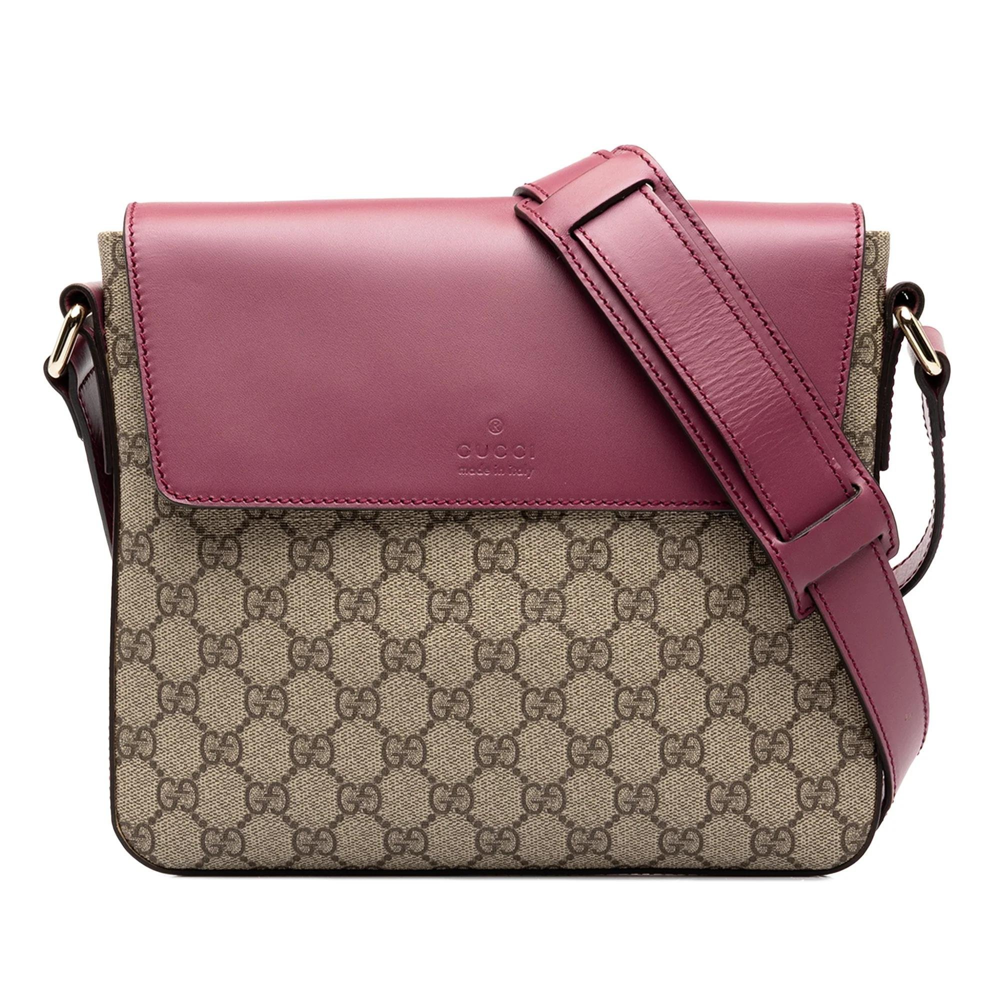 Gucci B leather crossbody bag
