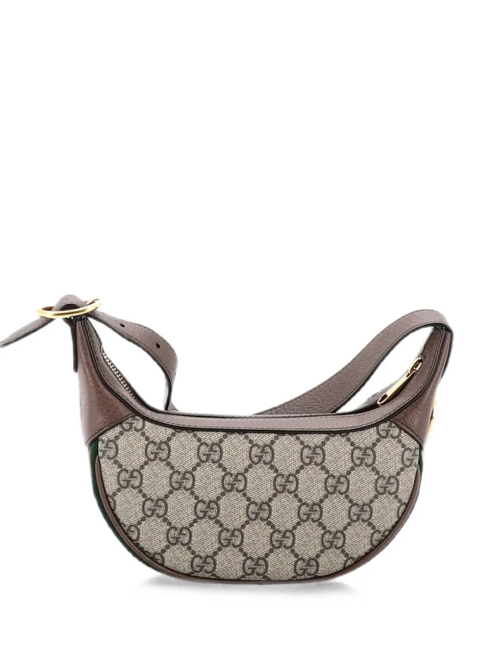 Ophidia Half Moon Bag GG Coated Canvas Mini hobo bag