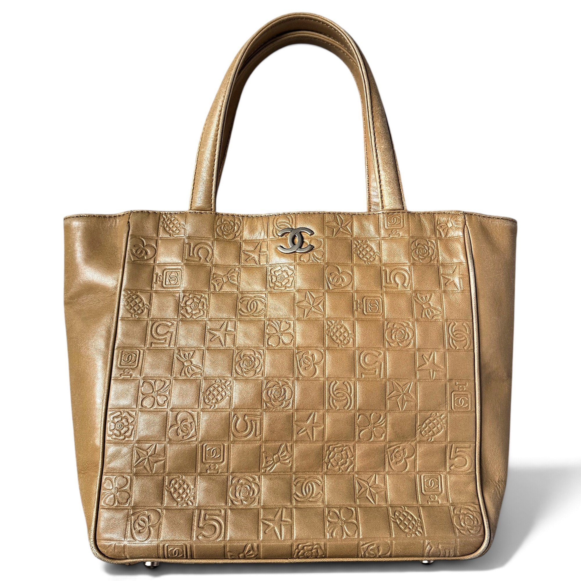 Leather tote