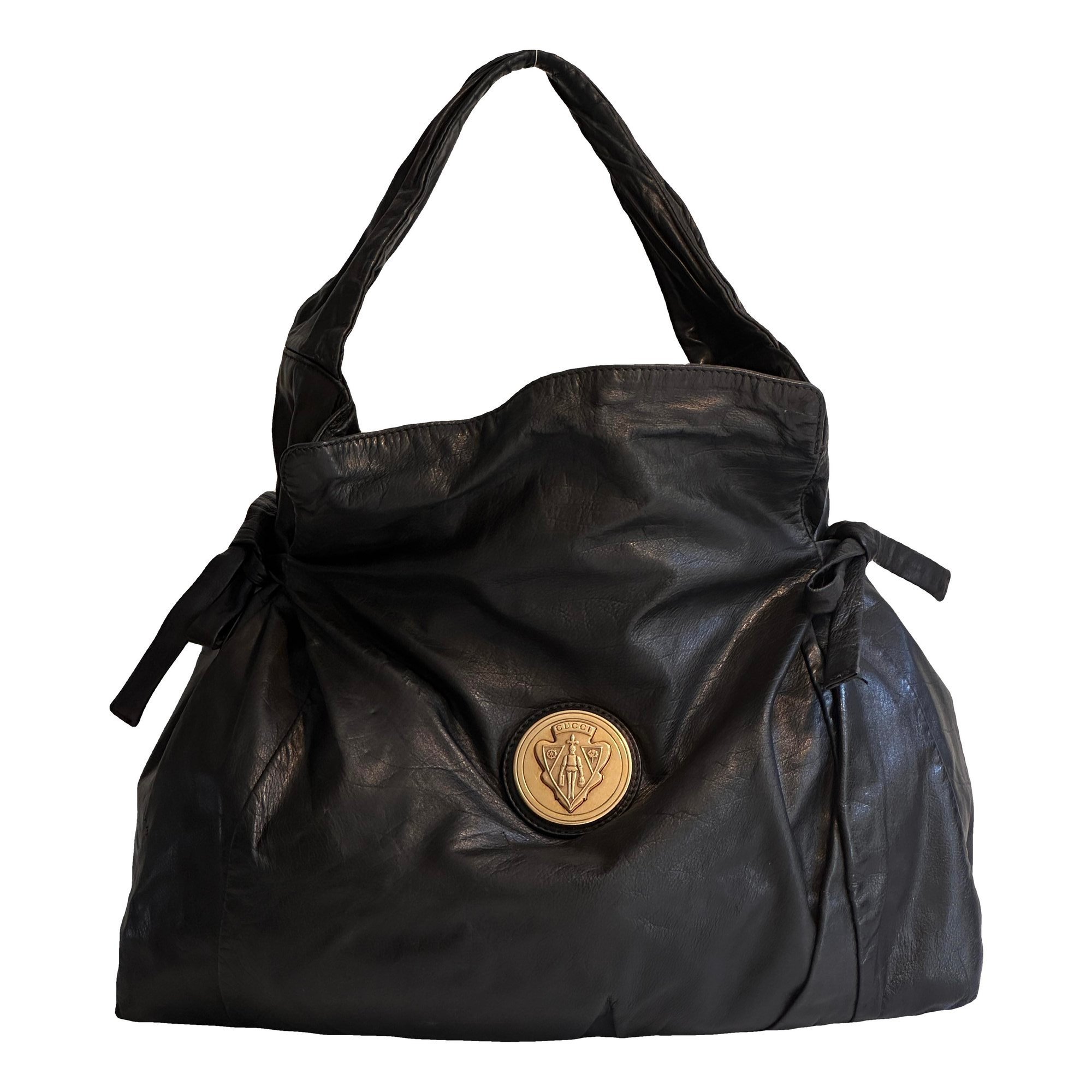 Hobo leather handbag