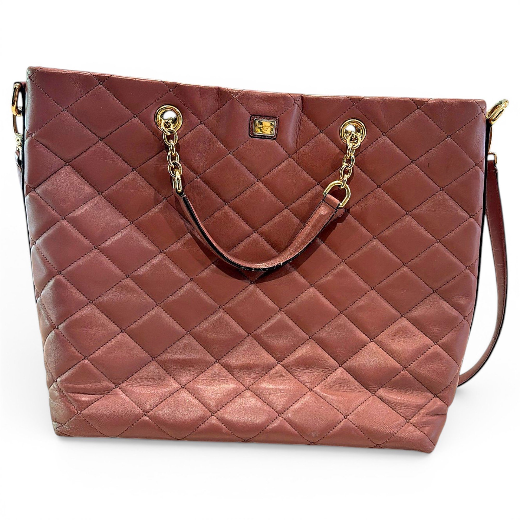Leather tote