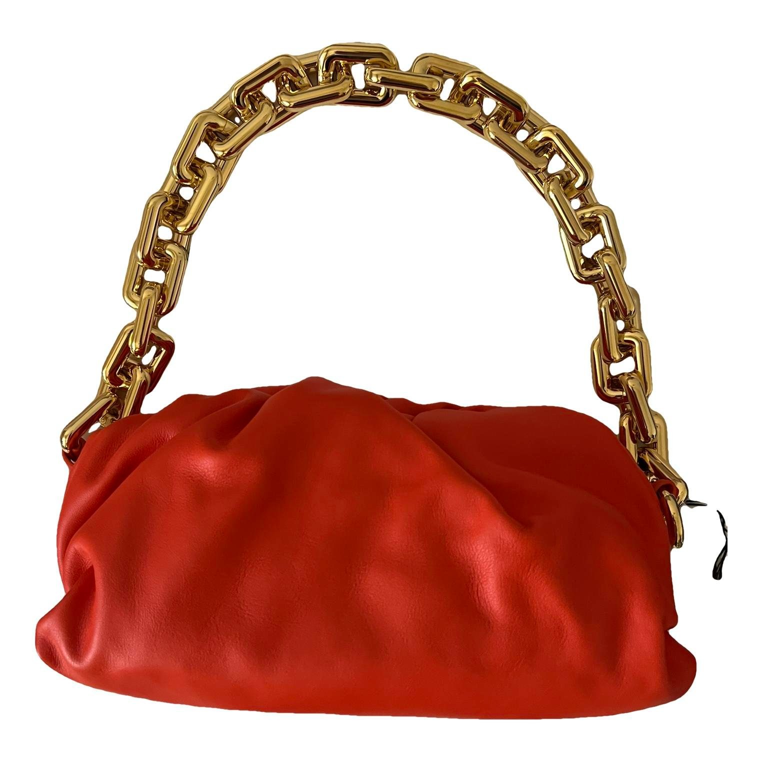Chain Pouch leather clutch bag