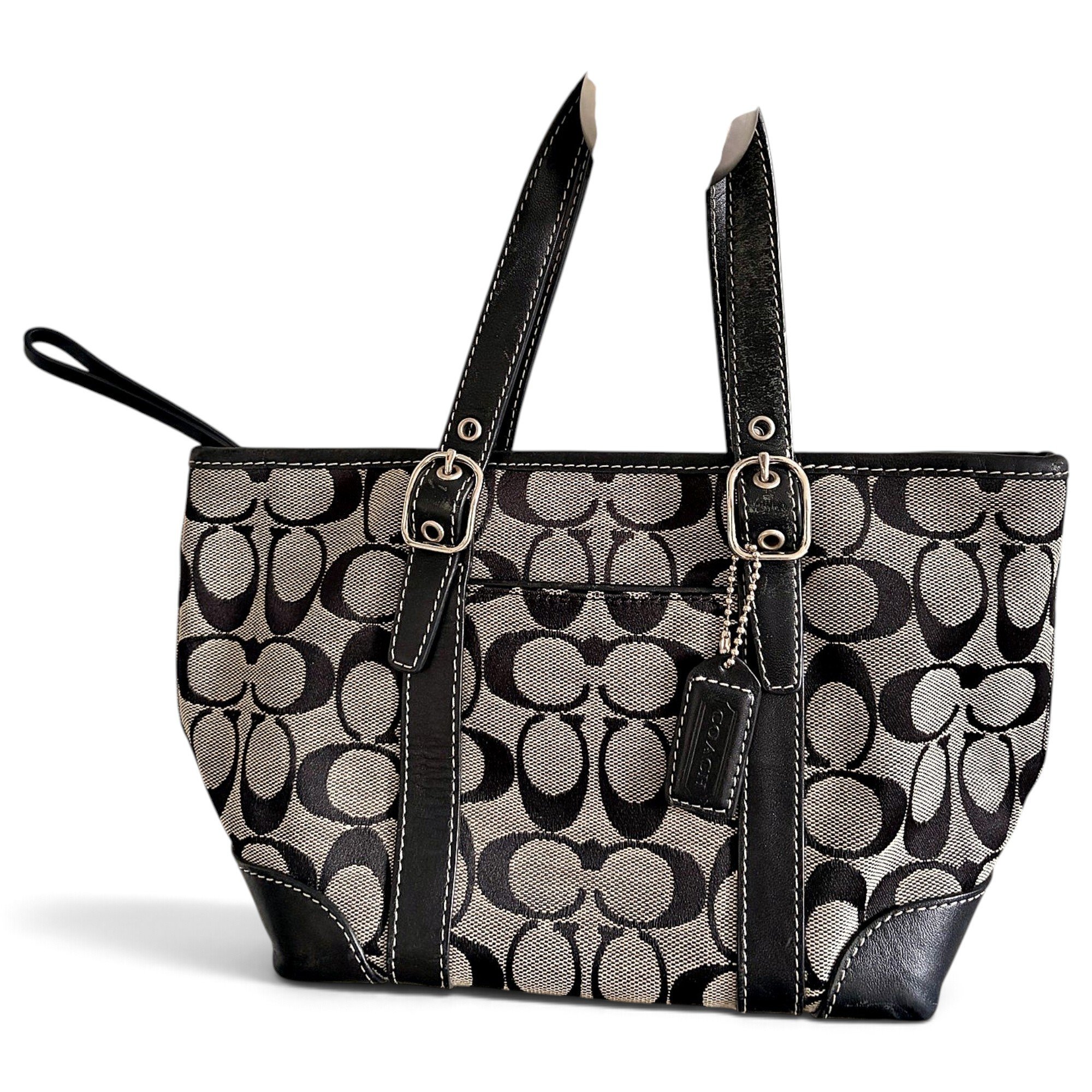 Leather tote