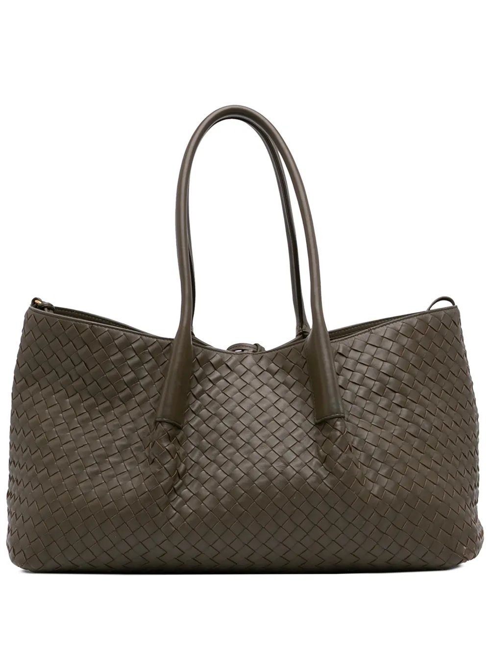 2012-2026 Large Calfskin Intrecciato Pinacoteca tote bag