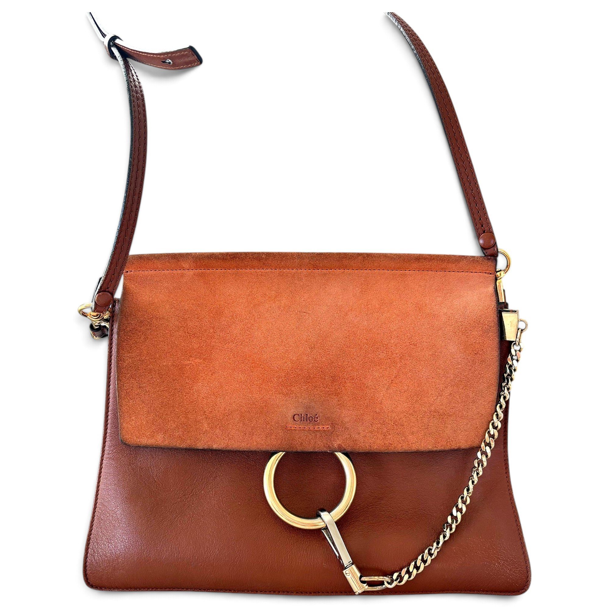 Faye leather crossbody bag