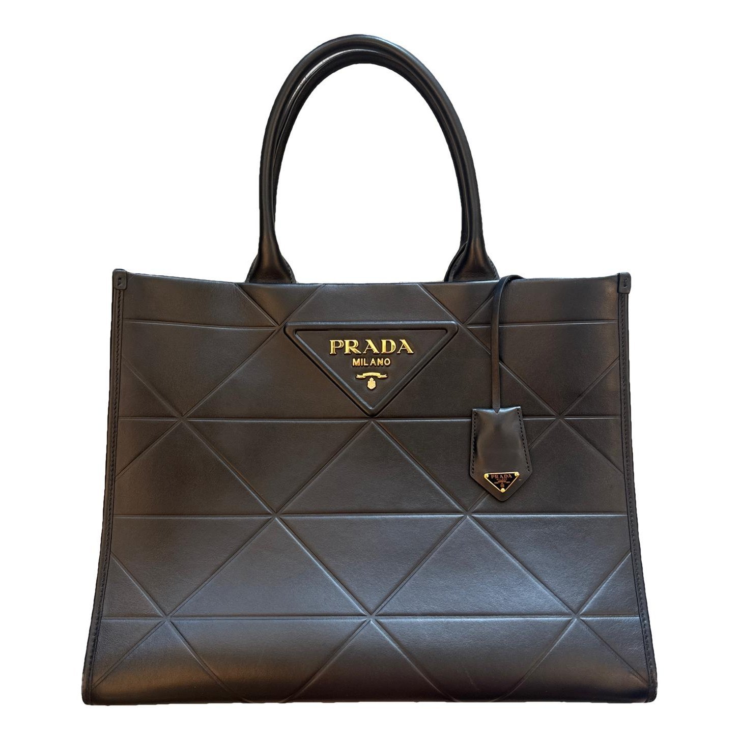 Leather tote