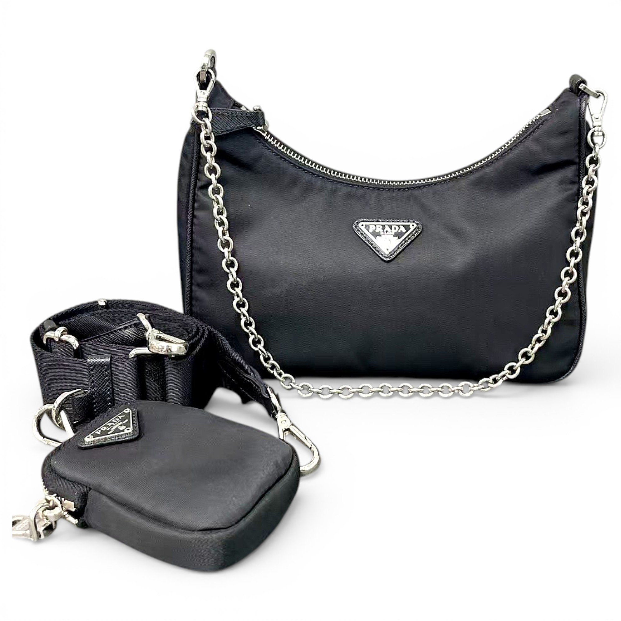 Re-edition cloth handbag
