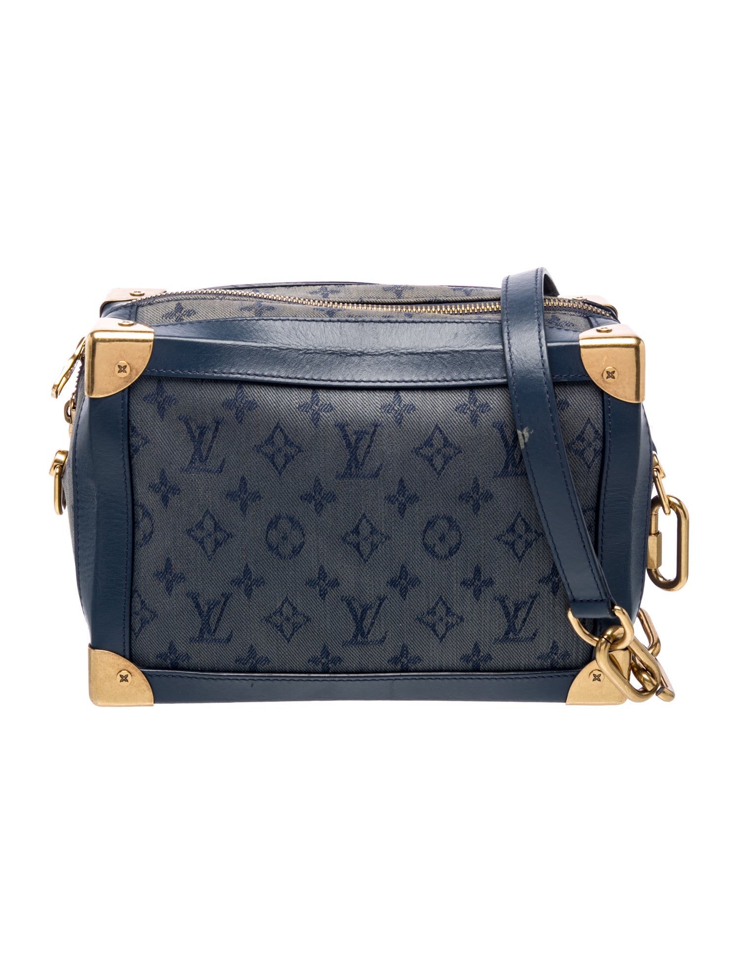 LV Monogram Denim Monogram Soft Trunk