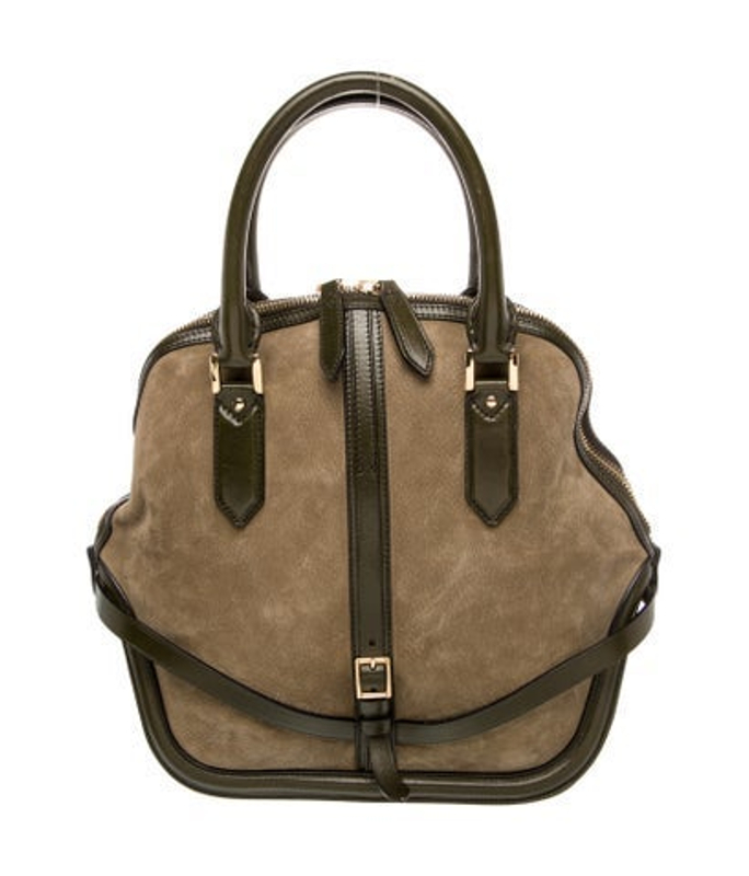 Burberry Suede Top Handle Bag