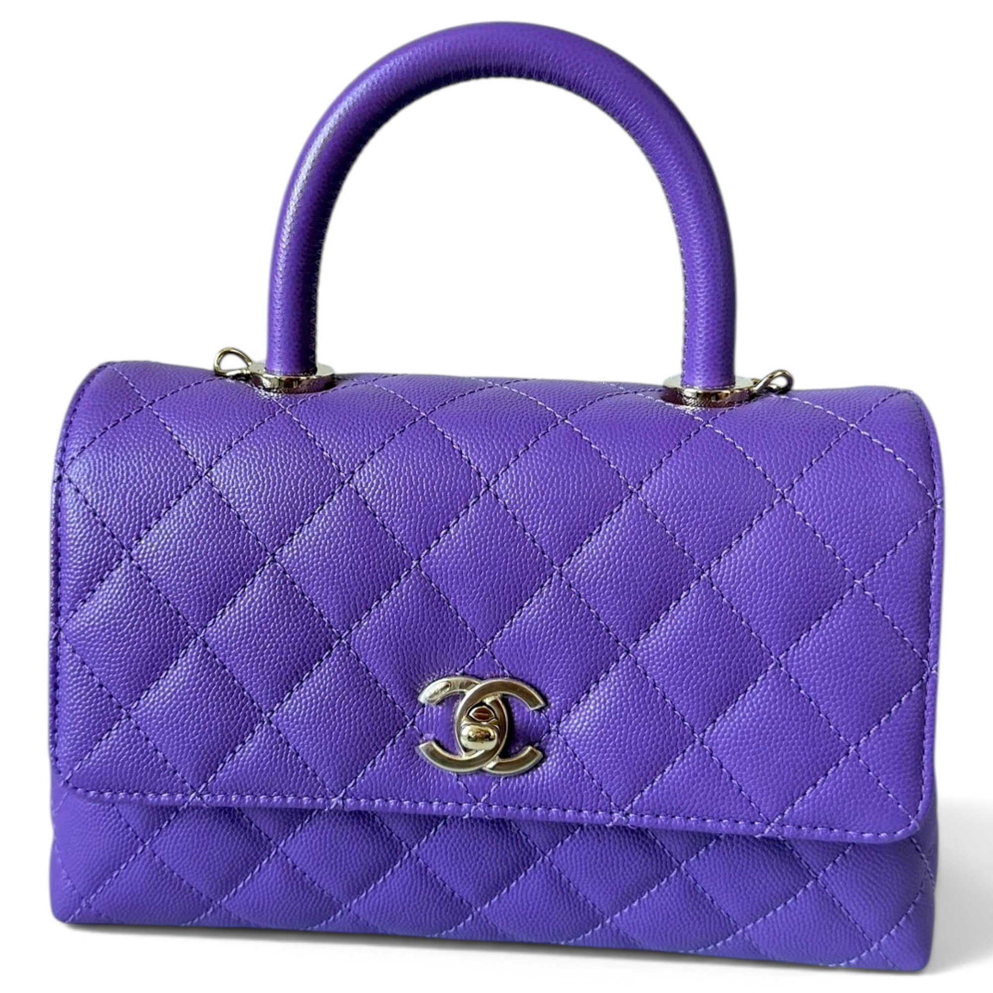 Coco Handle leather handbag