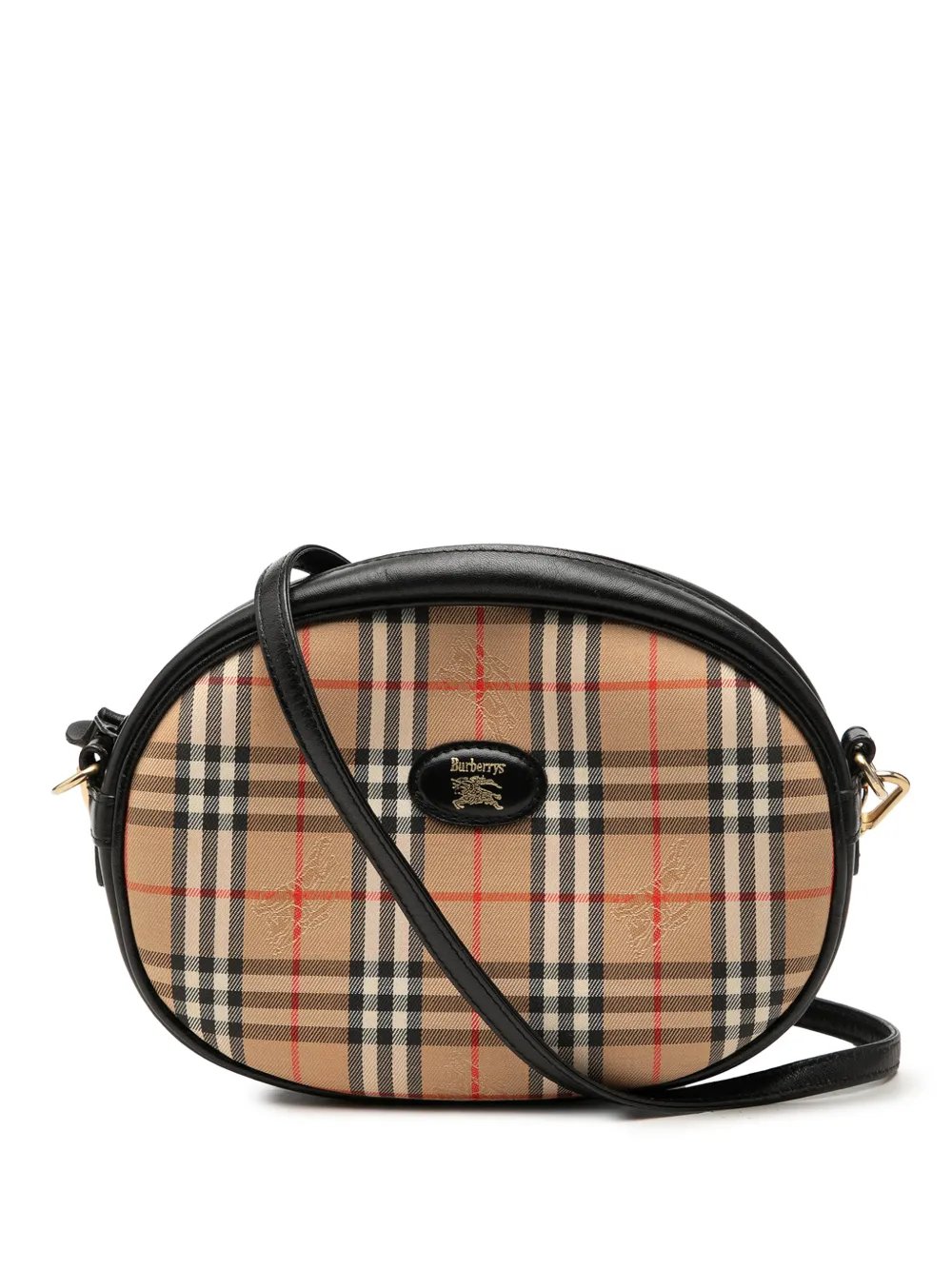 20th Century Haymarket Check Canvas crossbody bag