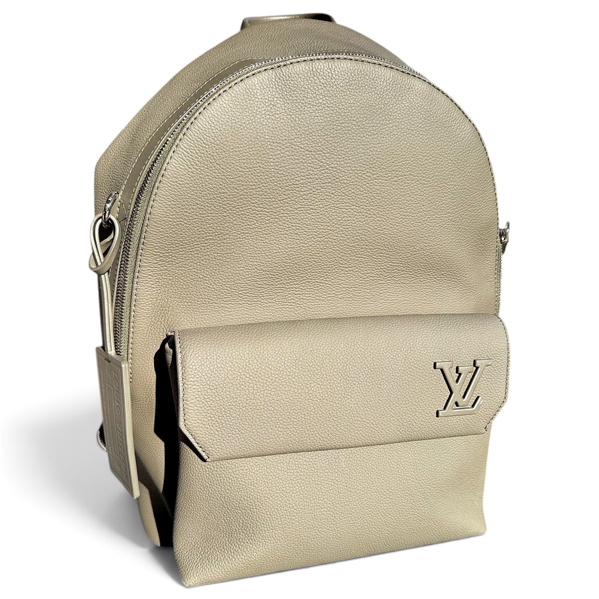 Lockme leather backpack