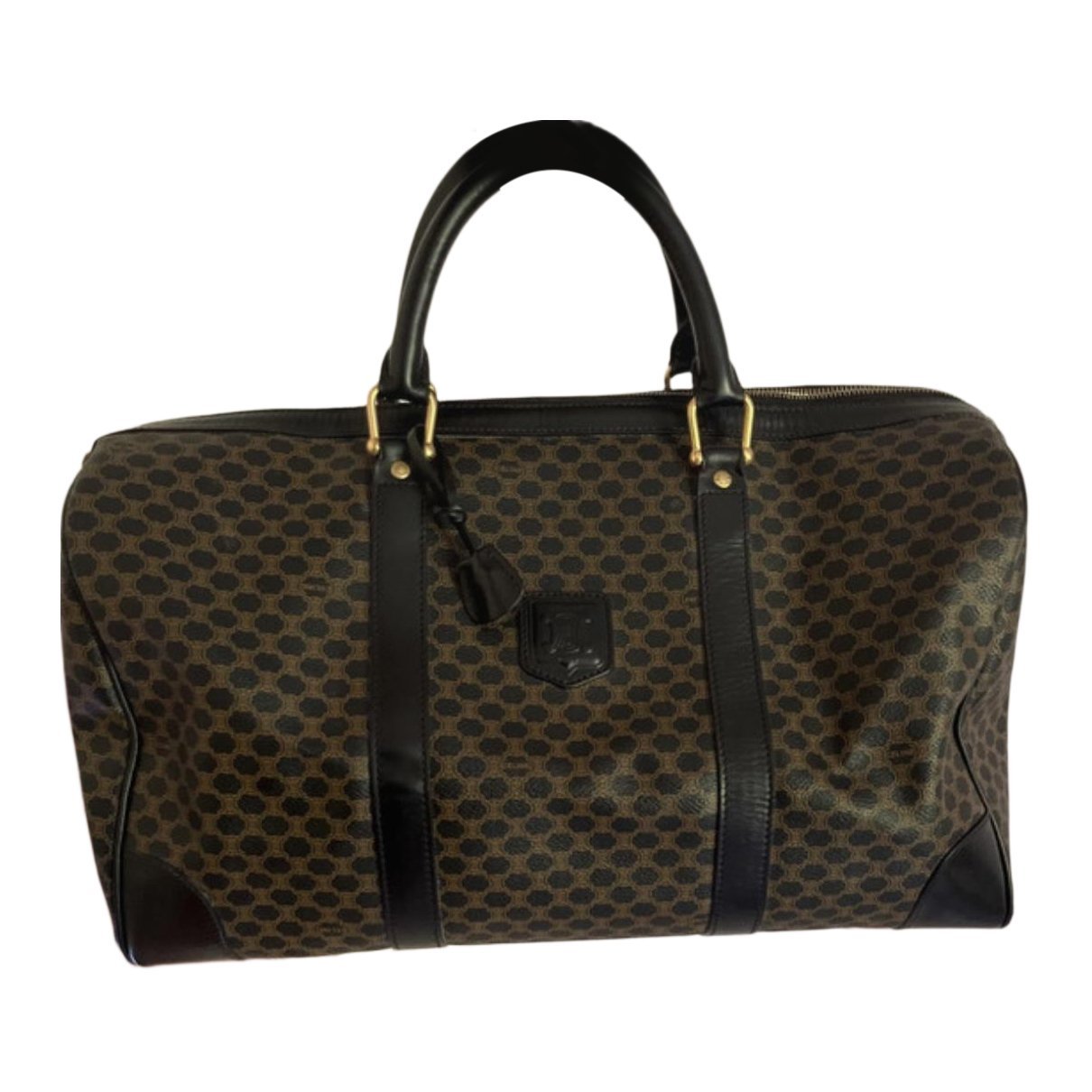 Leather travel bag