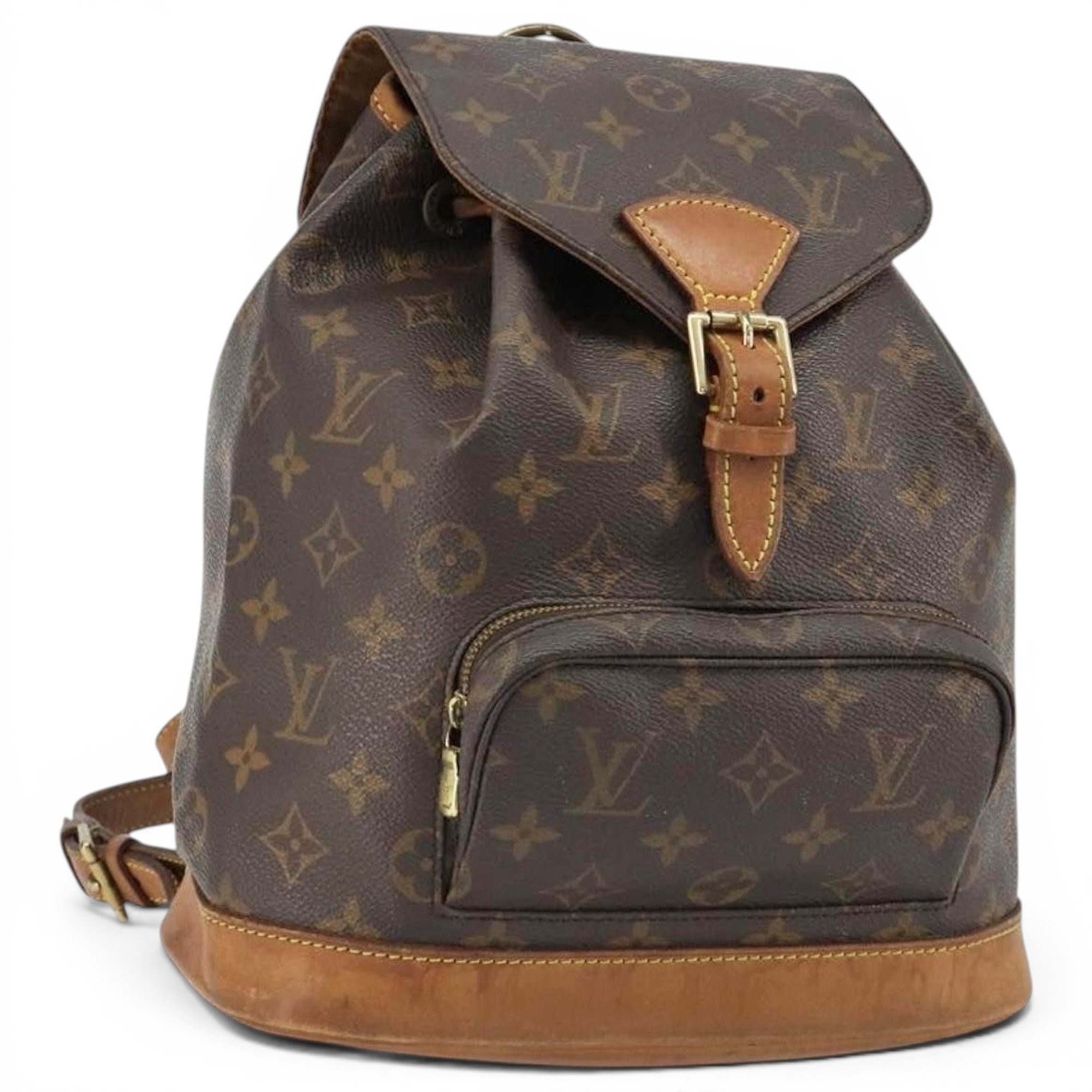 Montsouris leather backpack