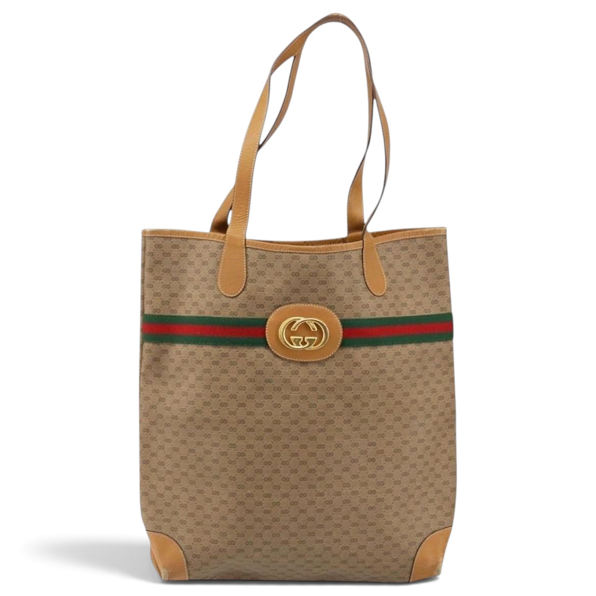 Leather tote