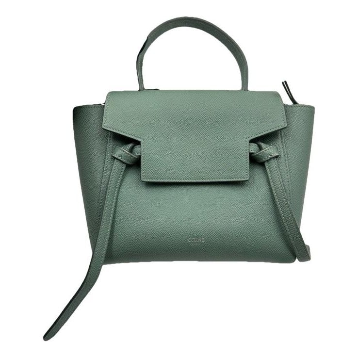 Belt leather handbag