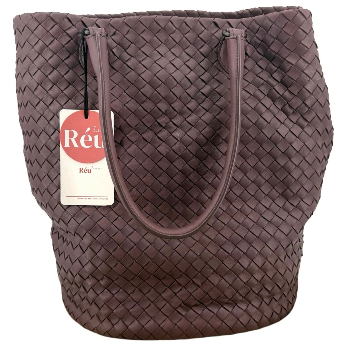 Leather tote