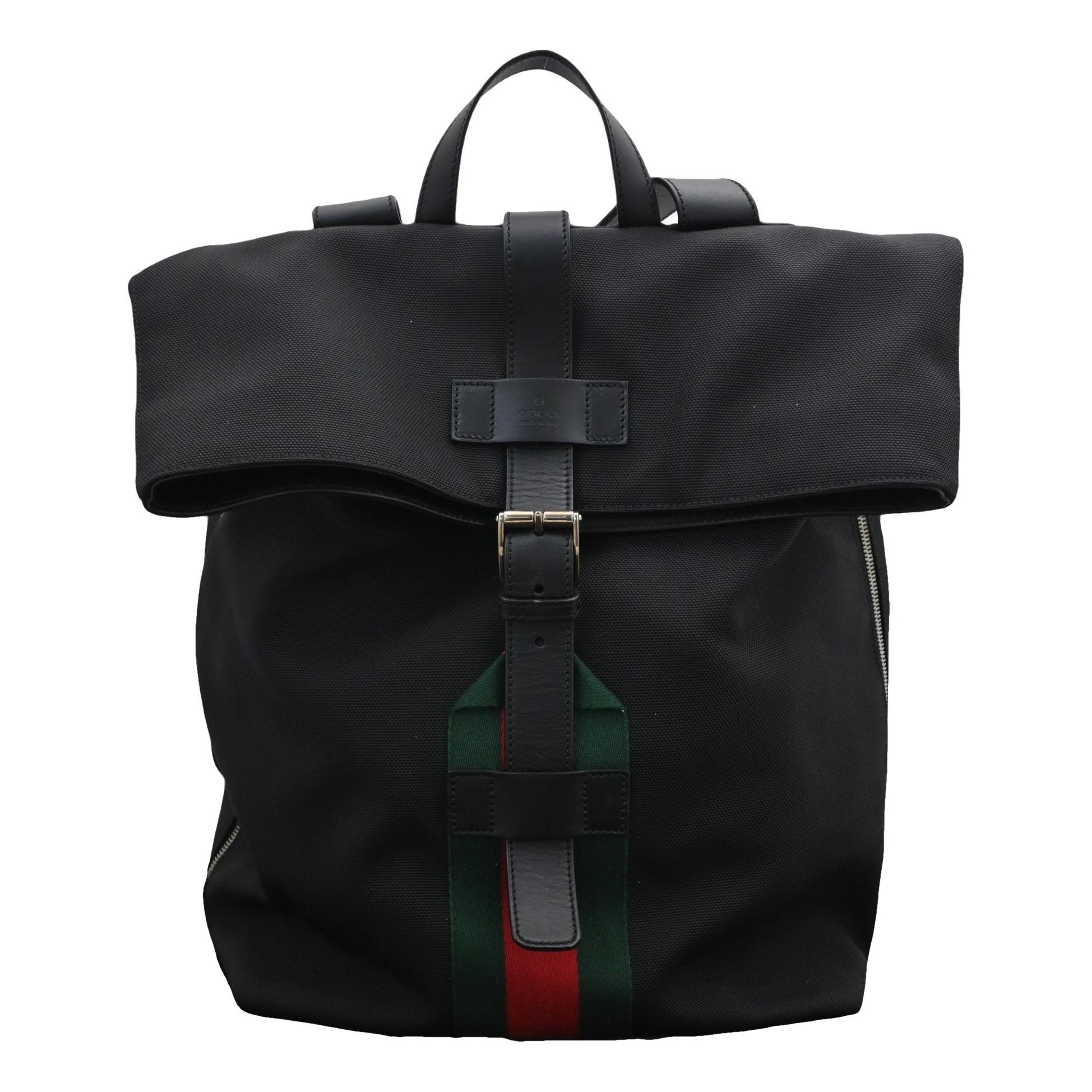 Leather backpack