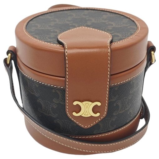 Celine Triomphe leather handbag