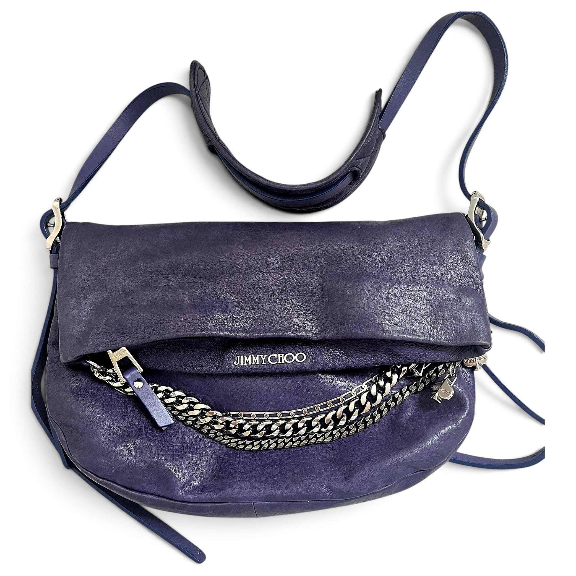 Jimmy Choo Rebel leather handbag