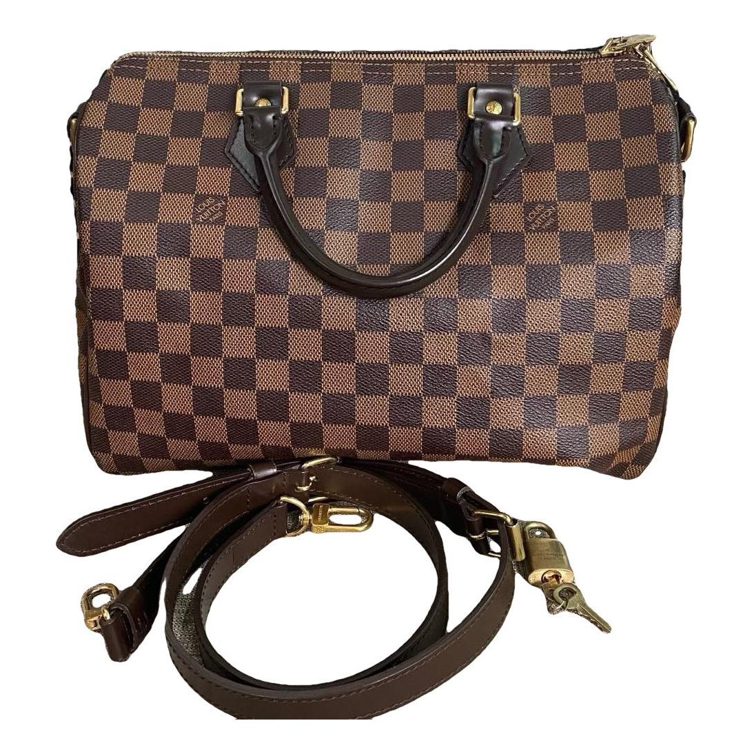 Speedy leather handbag
