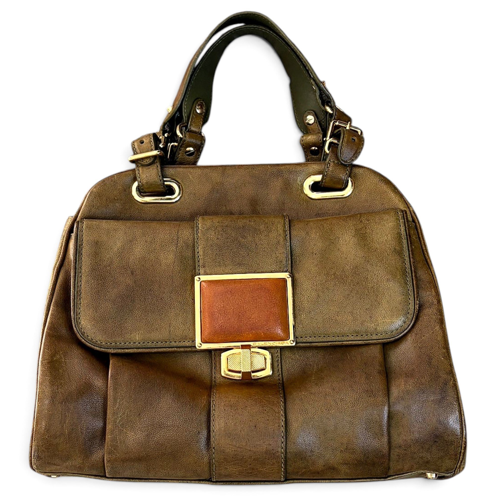 Leather handbag