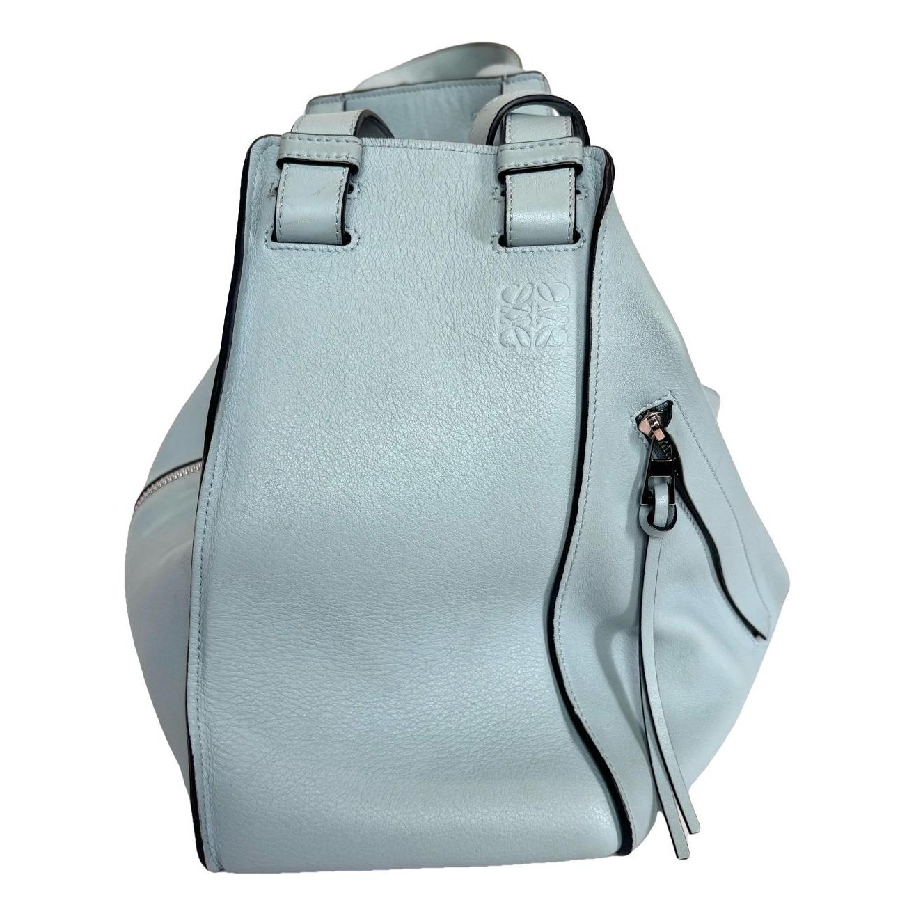Hammock leather handbag