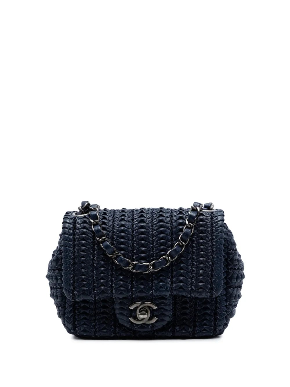 2016-2017 Paris Seoul Mini Crochet Lambskin Single Flap crossbody bag