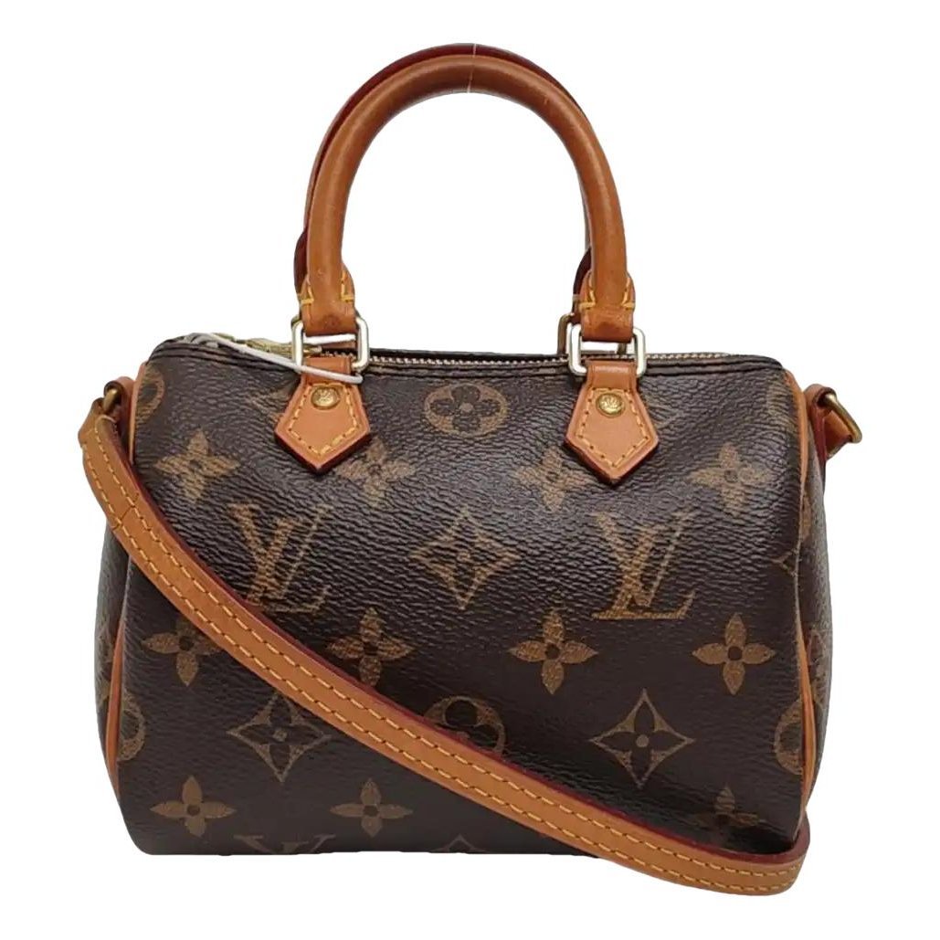 Louis Vuitton Nano Speedy / Mini HL leather handbag