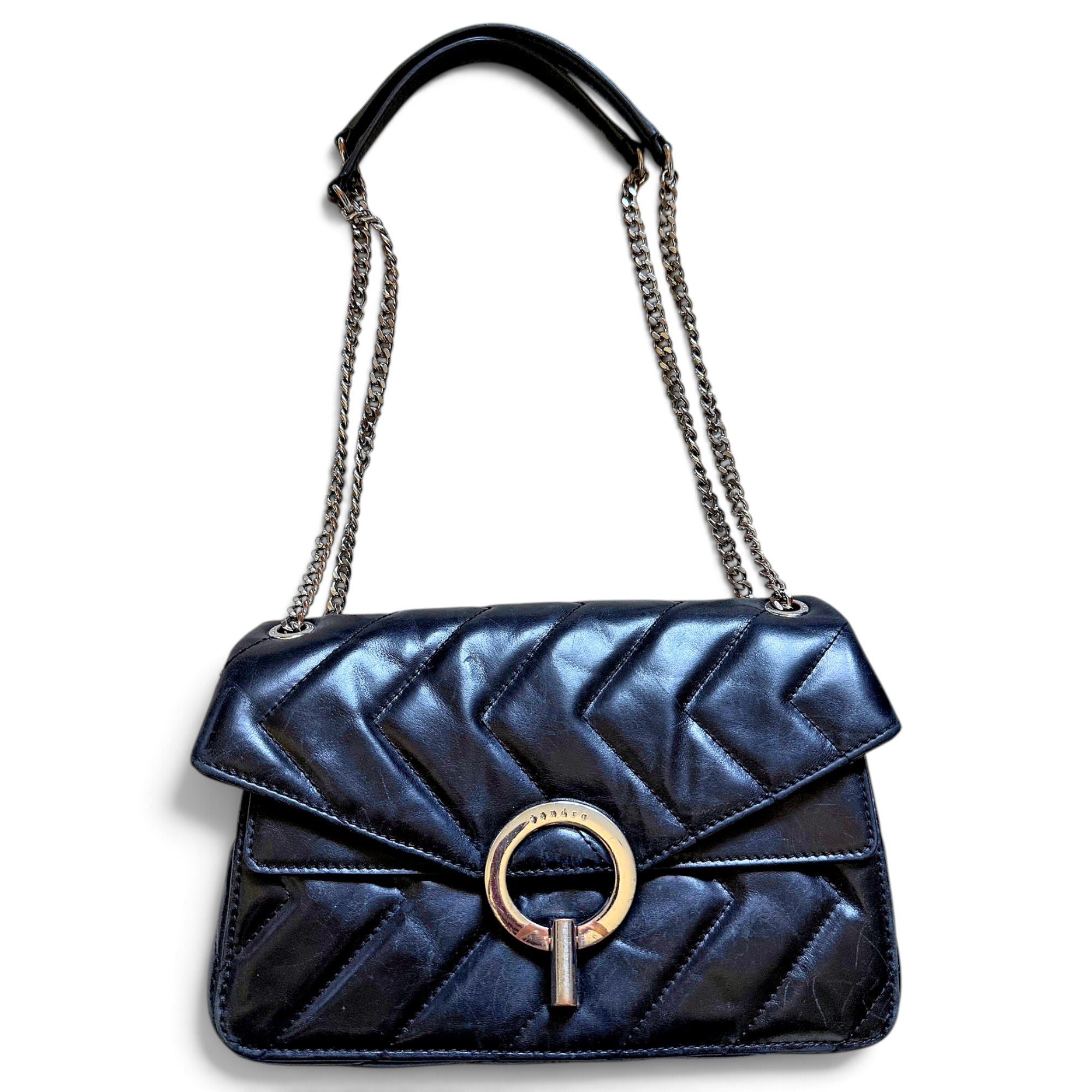 Yza leather handbag