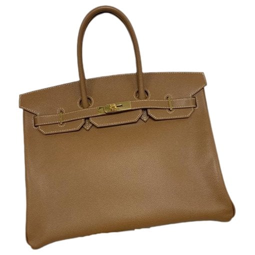 Hermes Birkin 30 Handbag Gold Epsom Leather